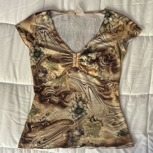 Women’s Wrapper Brand Y2K Style Blouse - Size S/M